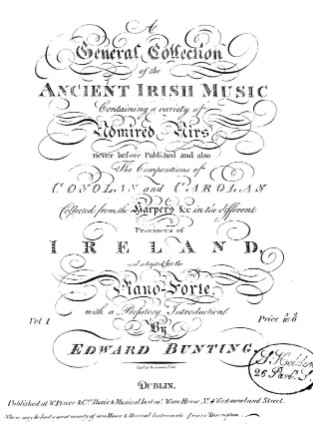 Bunting's Ancient Irish Music, 1796