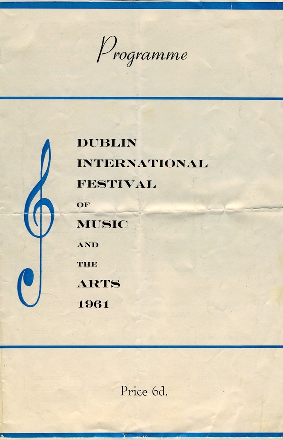 Dublin International Festival of Music and the Arts, 1961