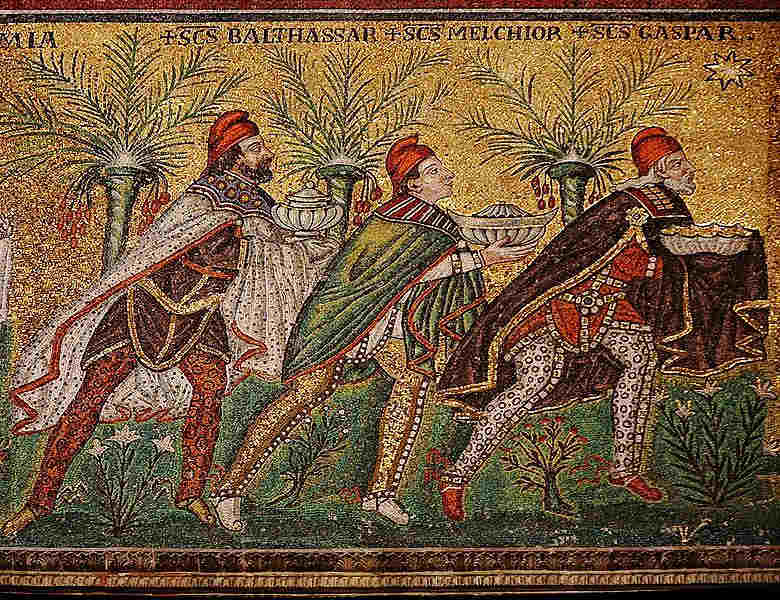 Mosaic detail for Byers Journey of the Magi