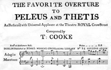 Cooke Overture to Peleus and Thetis