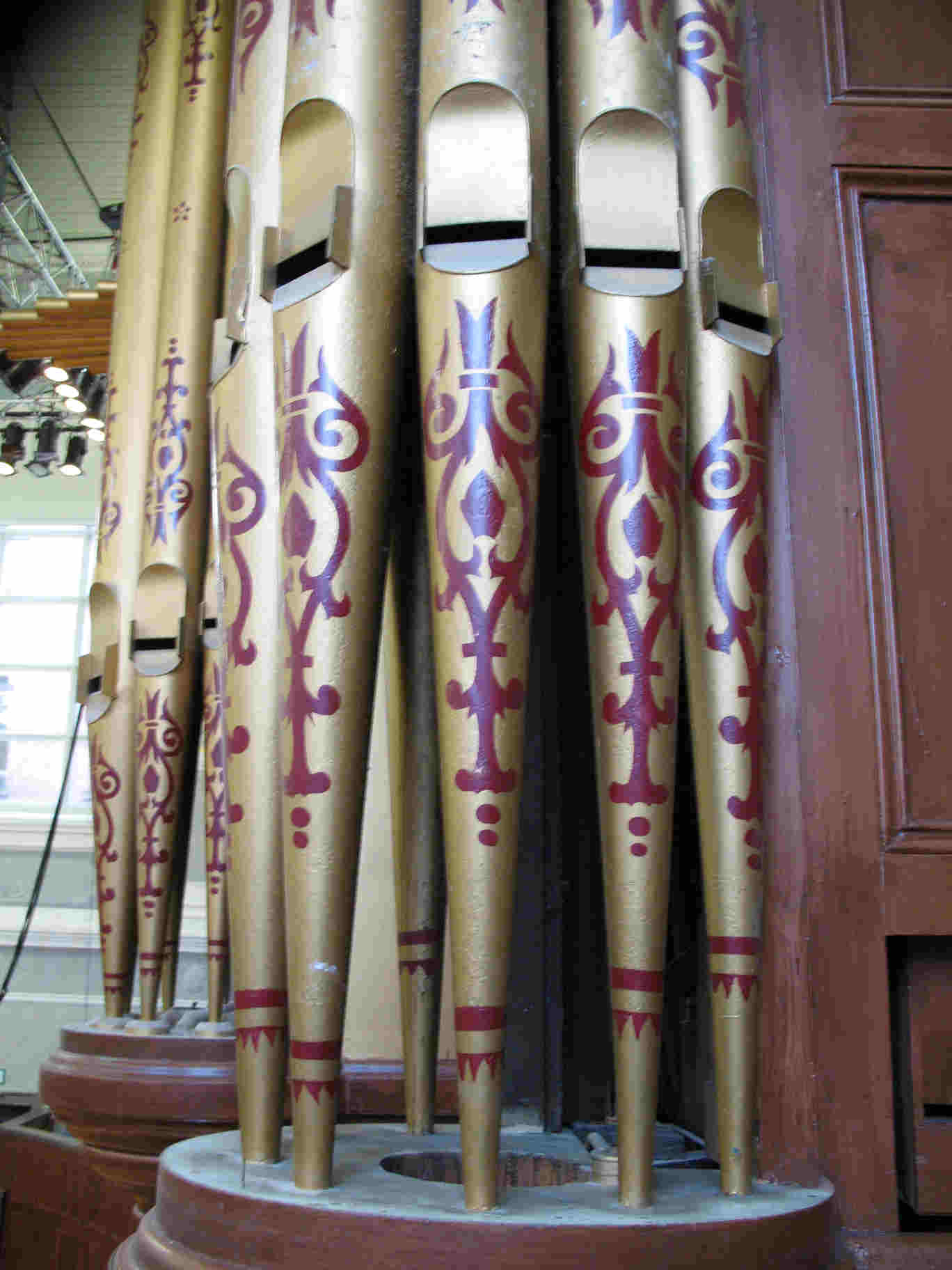 Ulster Hall organ pipes - pic by David Byers