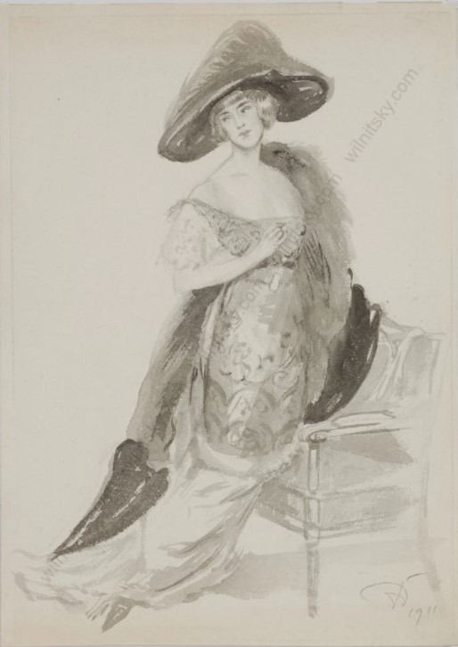 Doblhoff Portrait of Hertha Schrack