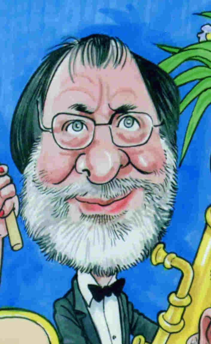 David Byers caricature by Jim Cogan, 2011