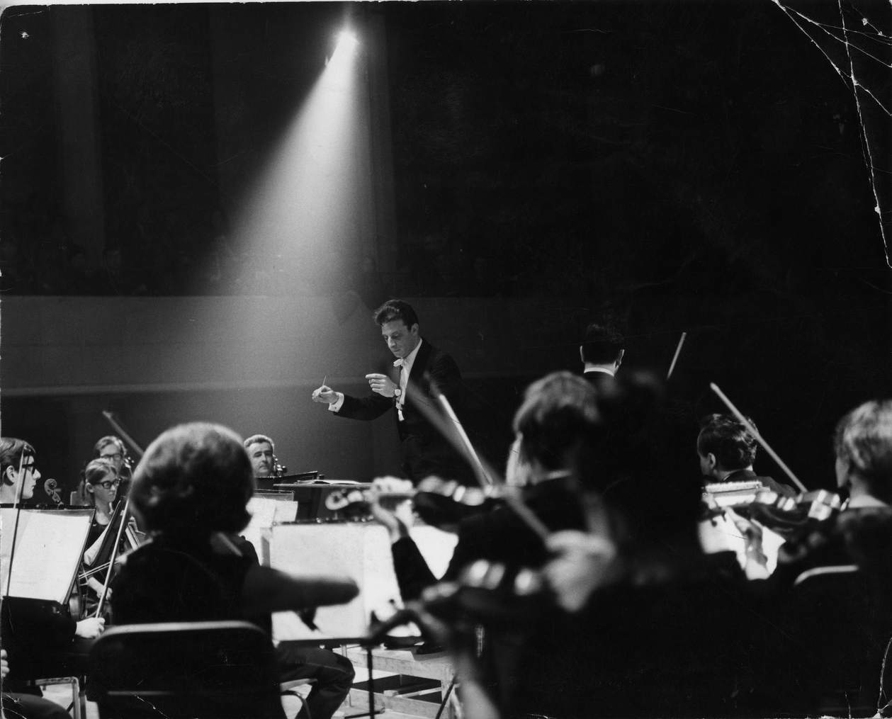 Janos Furst conducts UO and Igor Oistrakh, Nov 1969.