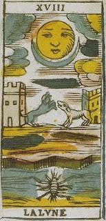 La Lune tarot card