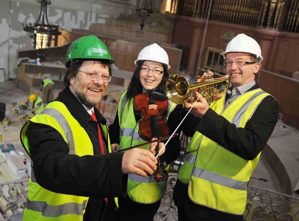 Ulster Hall renovation March 2009