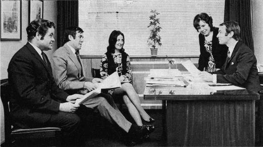 Ulster Orchestra Administrative Staff c1971