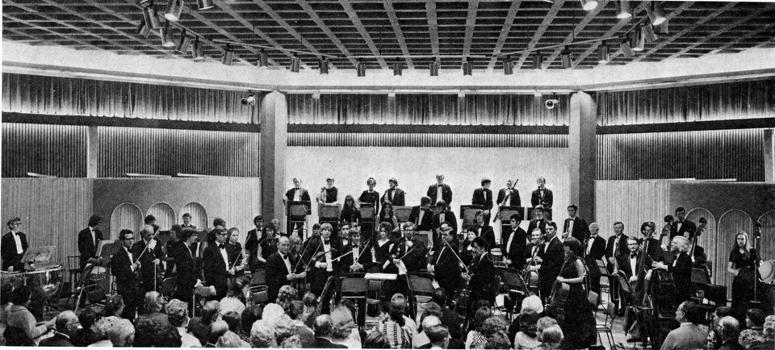 Ulster Orchestra in 1972, Members' Rooms, Balmoral